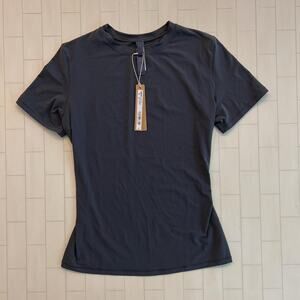 NWT SKIMS Fits Everybody Short Sleeve T-Shirt - Graphite - S